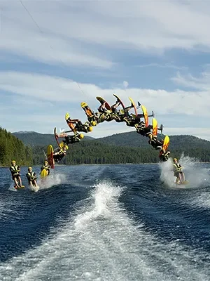 Ski Ski Timelapse Front Roll