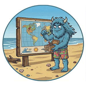 Foiling Freaks Pin Map