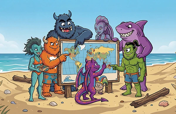 Preview image for the Foilers Pin Map