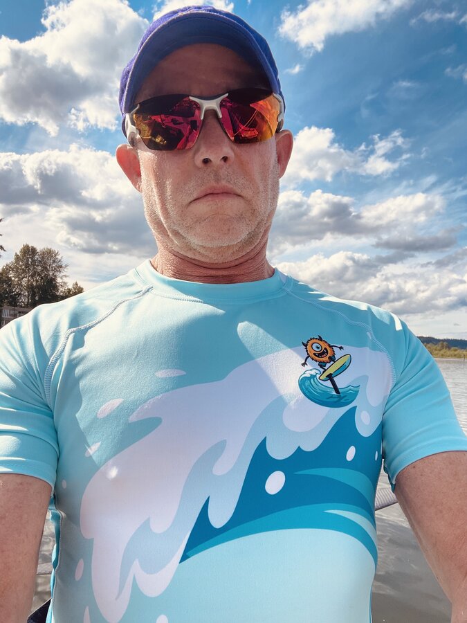 New rash guard. Prefect fit.