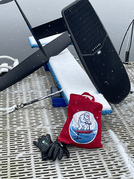 Just big enough for some cold-weather dock essentials. merch photo