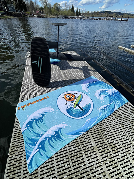 This towel is so soft. It goes everywhere on the water. merch photo This towel is so soft. It goes everywhere on the water. merch photo