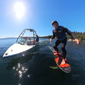 Boat Wake Foiling Image