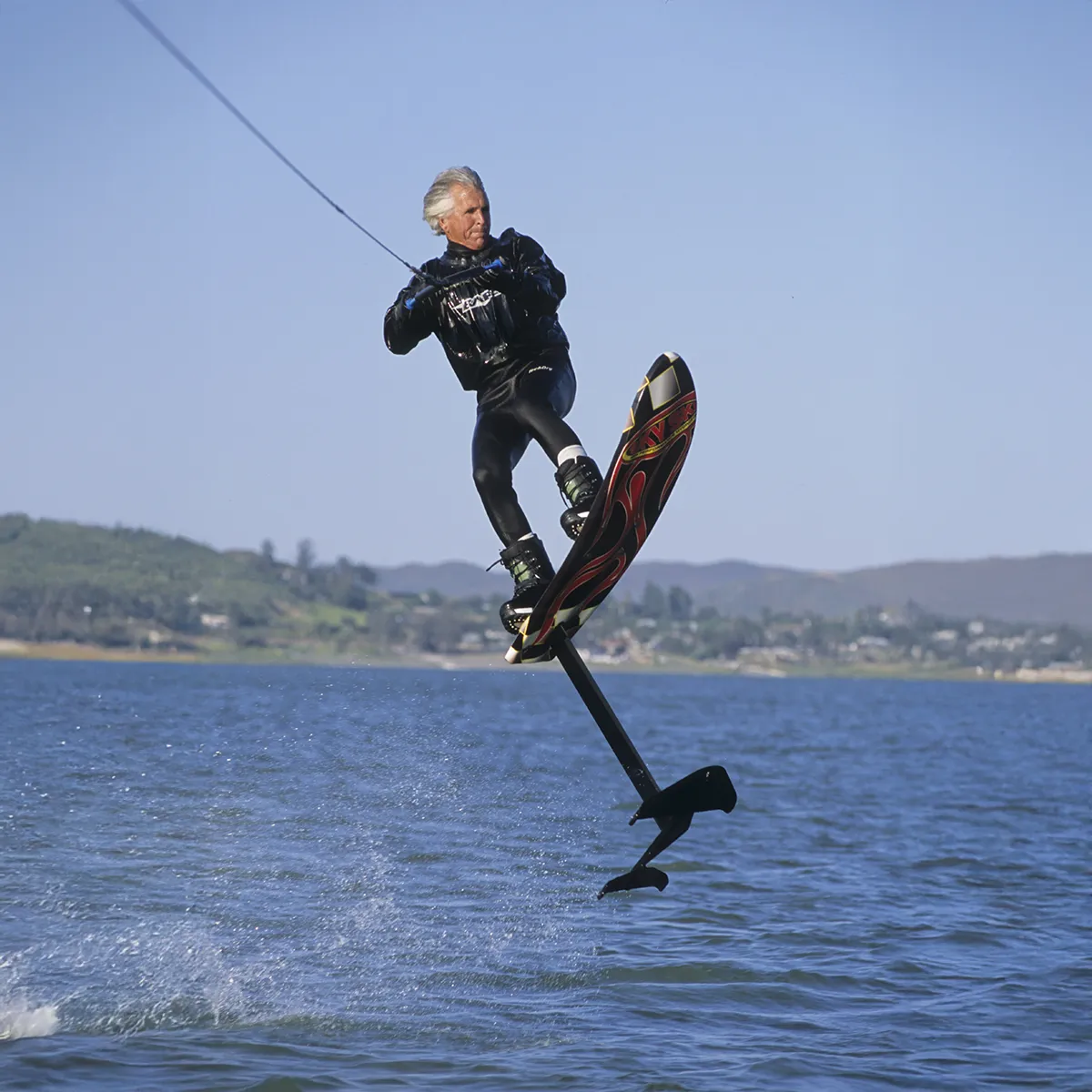 Vintage Standup Foiling Image