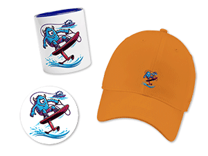 Bucklehorn Blue Merch Logo