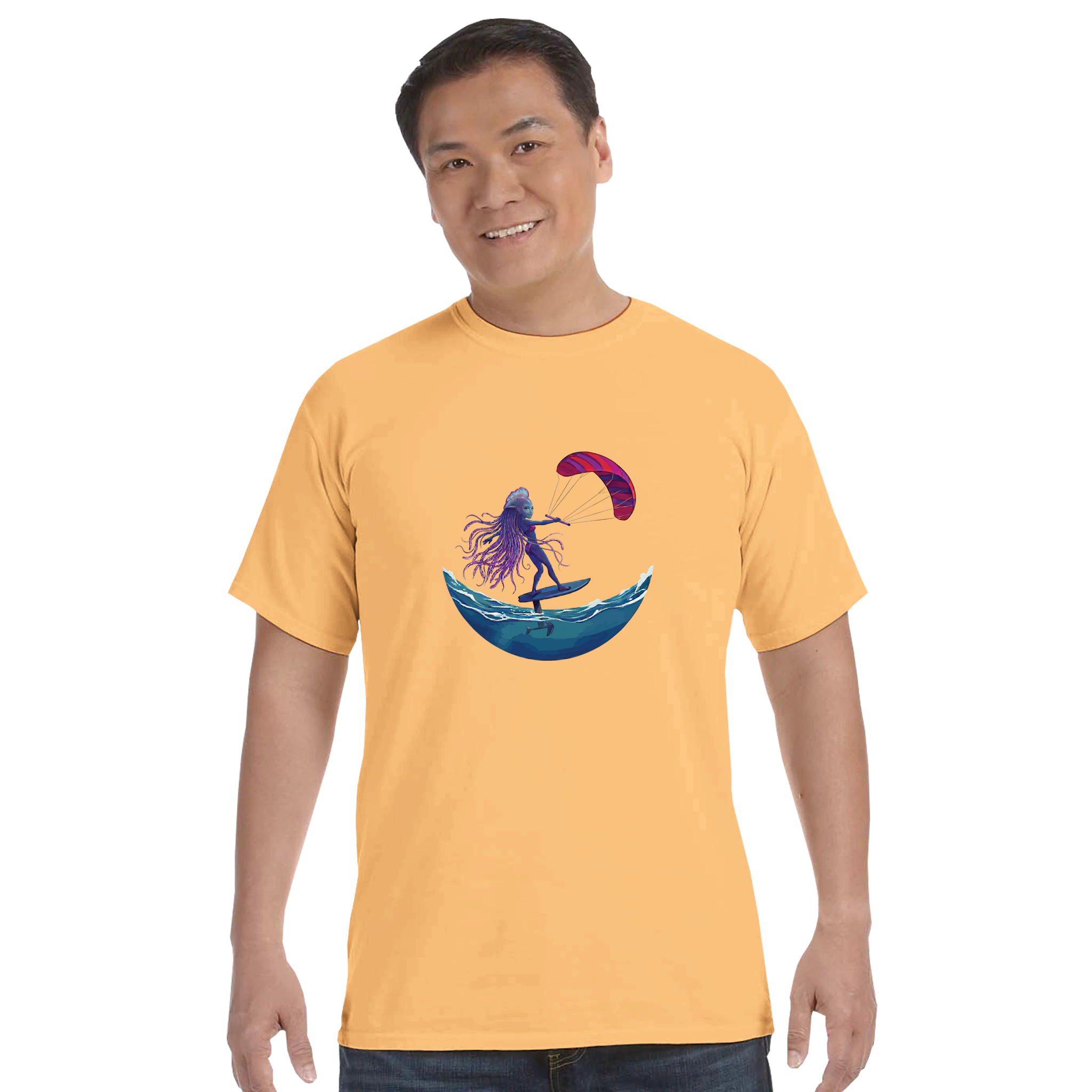 Jelli Parawing Unisex Heavyweight Crewneck T-Shirt | Comfort Colors C1717 - Image 17