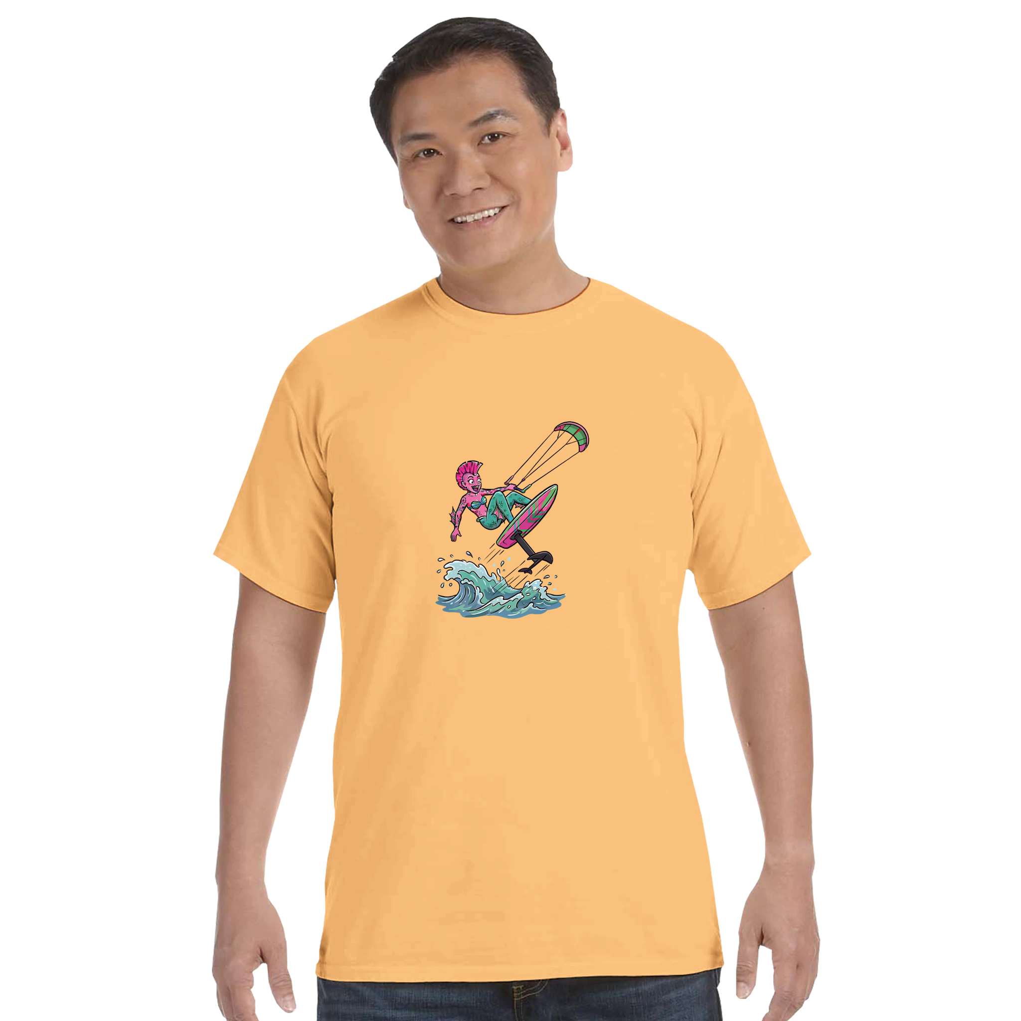 Roxy Kite Foil Unisex Heavyweight Crewneck T-Shirt | Comfort Colors C1717 - Image 17