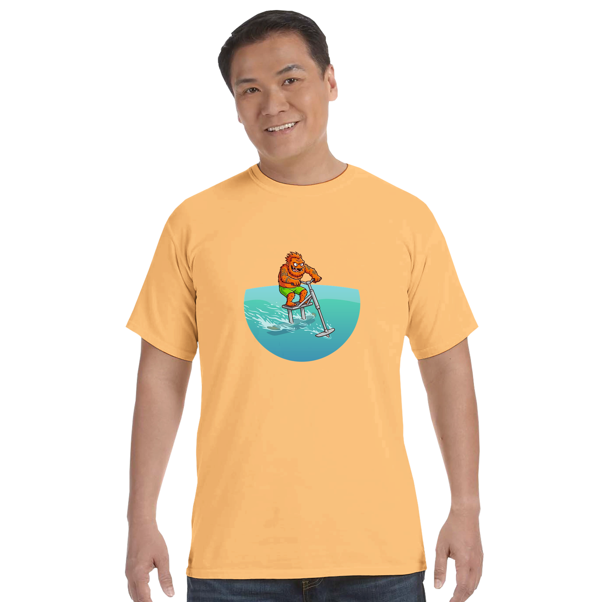 Brash Aquaskipper Unisex Heavyweight Crewneck T-Shirt | Comfort Colors C1717 - Image 17