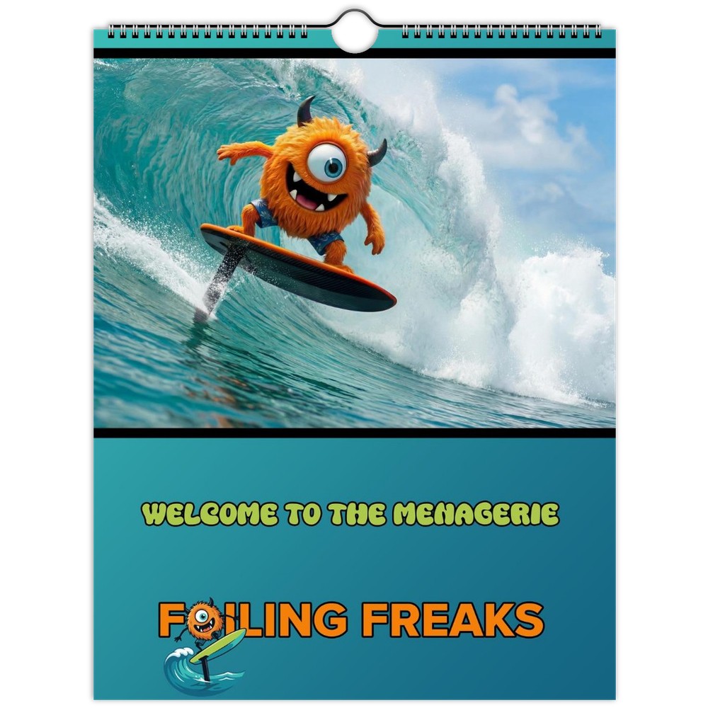 Foiling Freaks Wall Calendar 2026 (US & CA)