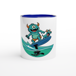 Ziggy EFoil White 11oz Ceramic Colored Mug