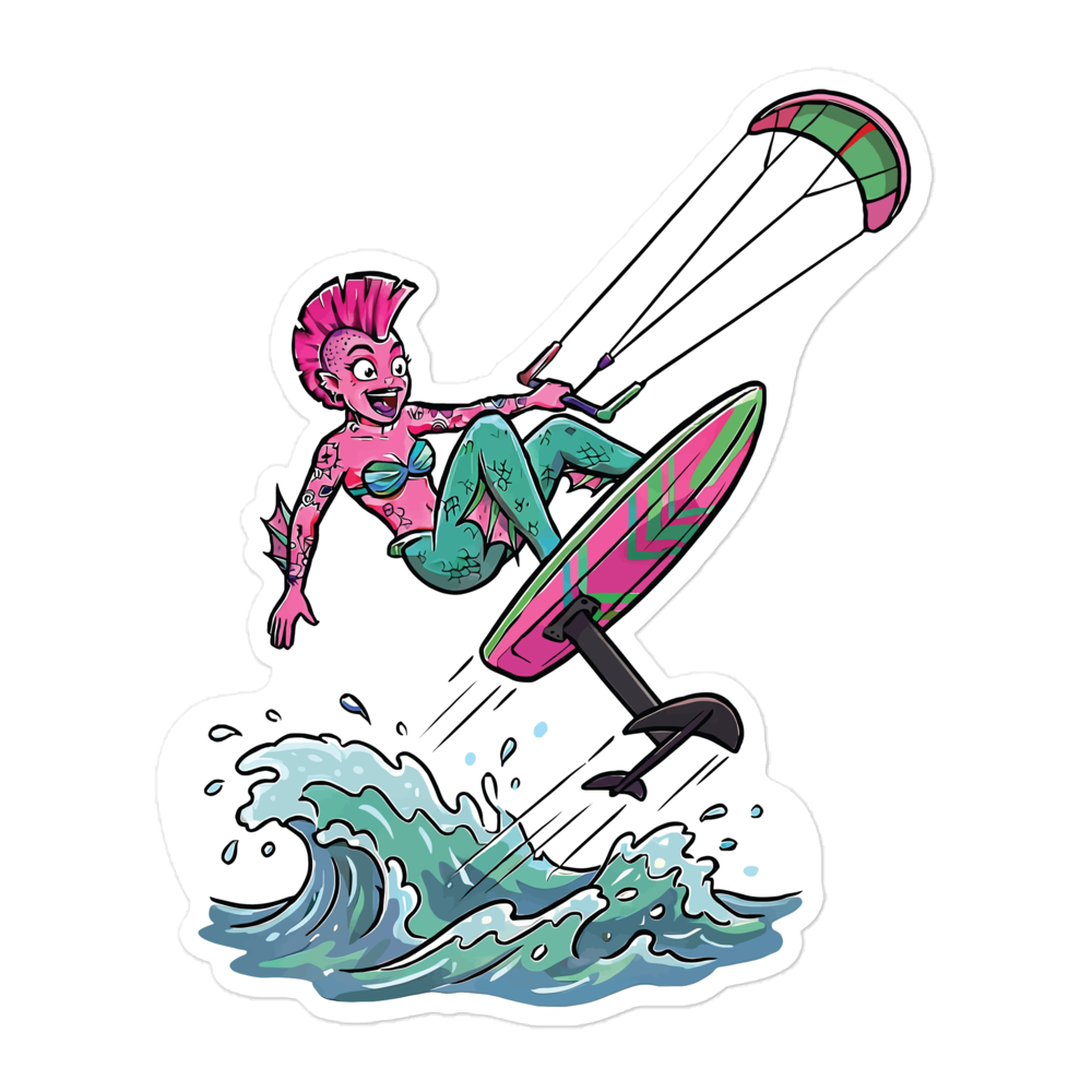 Roxy Kite Foil Stickers