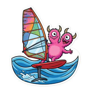 Jasper & Casper Windsurfing Stickers
