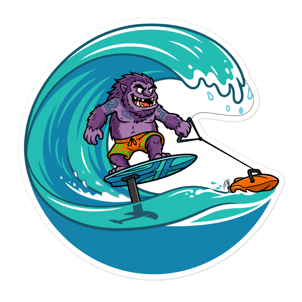 Gnar Tow Boogie Stickers