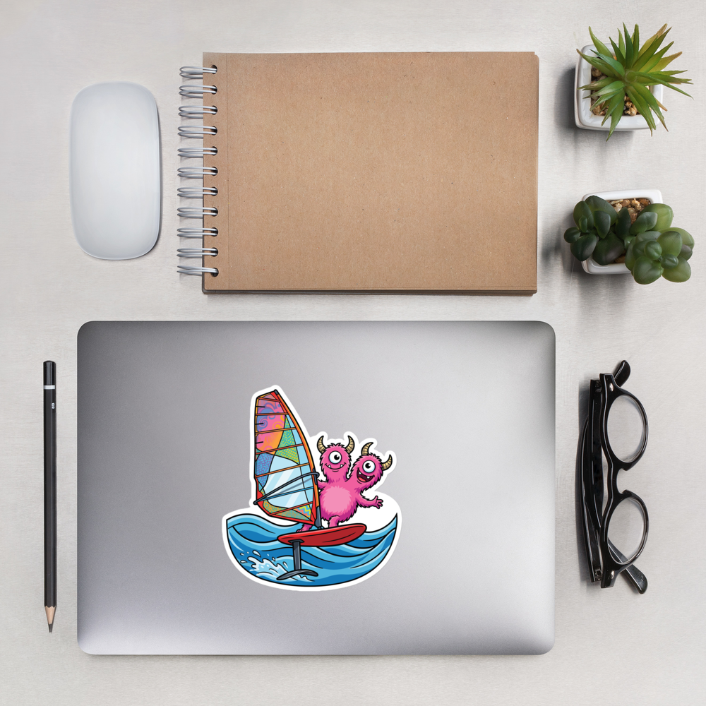 Jasper & Casper Windsurfing Stickers - Image 3