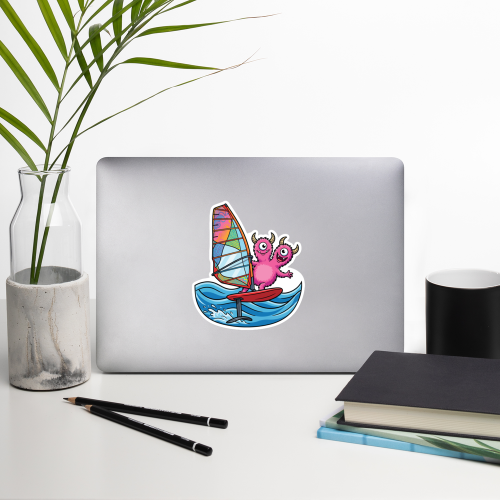 Jasper & Casper Windsurfing Stickers - Image 2