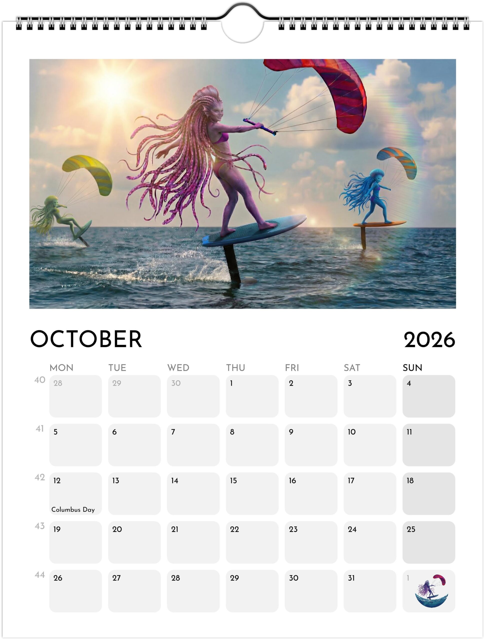 Foiling Freaks Wall Calendar 2026 (US & CA) - Image 11