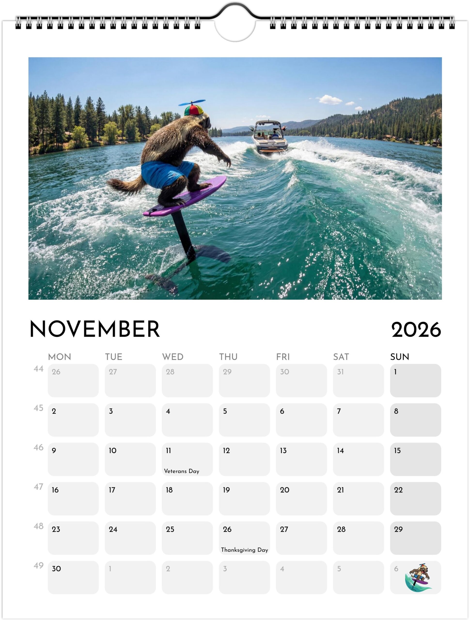 Foiling Freaks Wall Calendar 2026 (US & CA) - Image 12