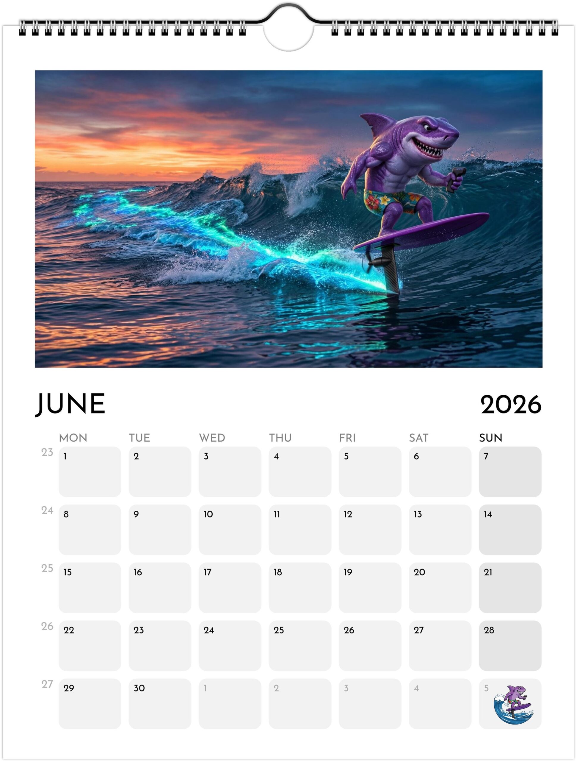Foiling Freaks Wall Calendar 2026 (US & CA) - Image 7