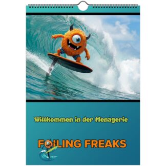 Foiling Freaks Wall Calendar 2026 (EU & Rest of World) - Printed in German