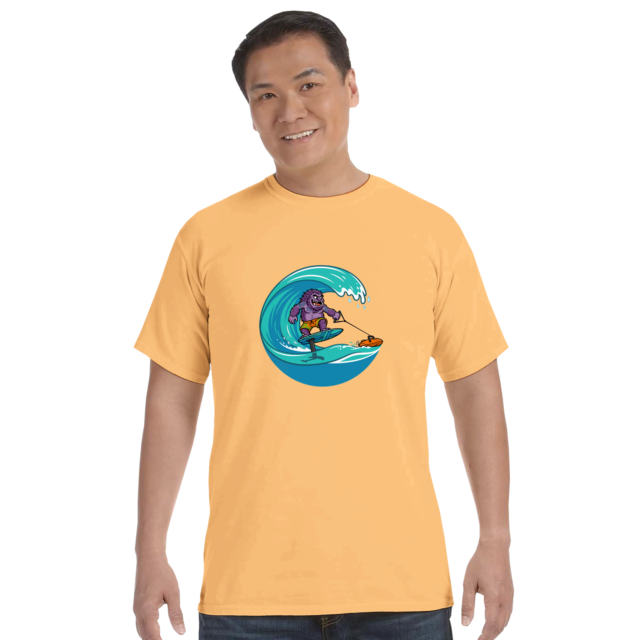 Gnar Tow Boogie Unisex Heavyweight Crewneck T-Shirt | Comfort Colors C1717 - Image 17