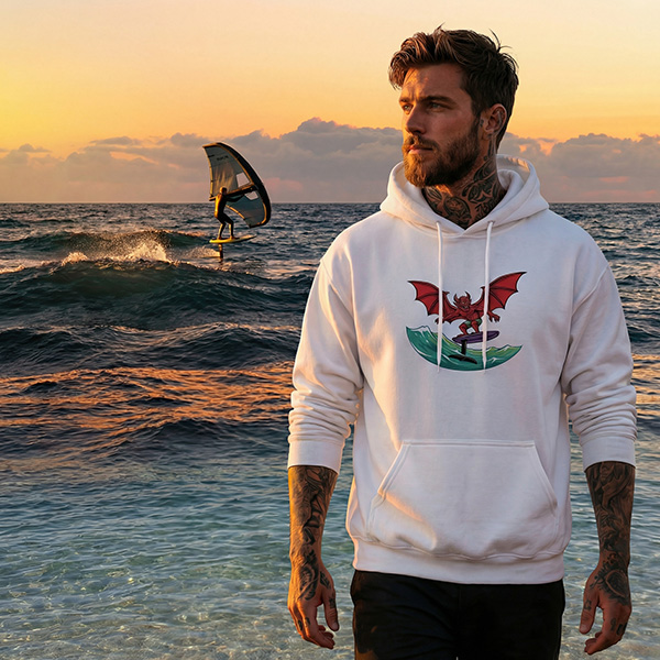 Vraxen Wing Foil Classic Unisex Pullover Hoodie | Gildan® 18500