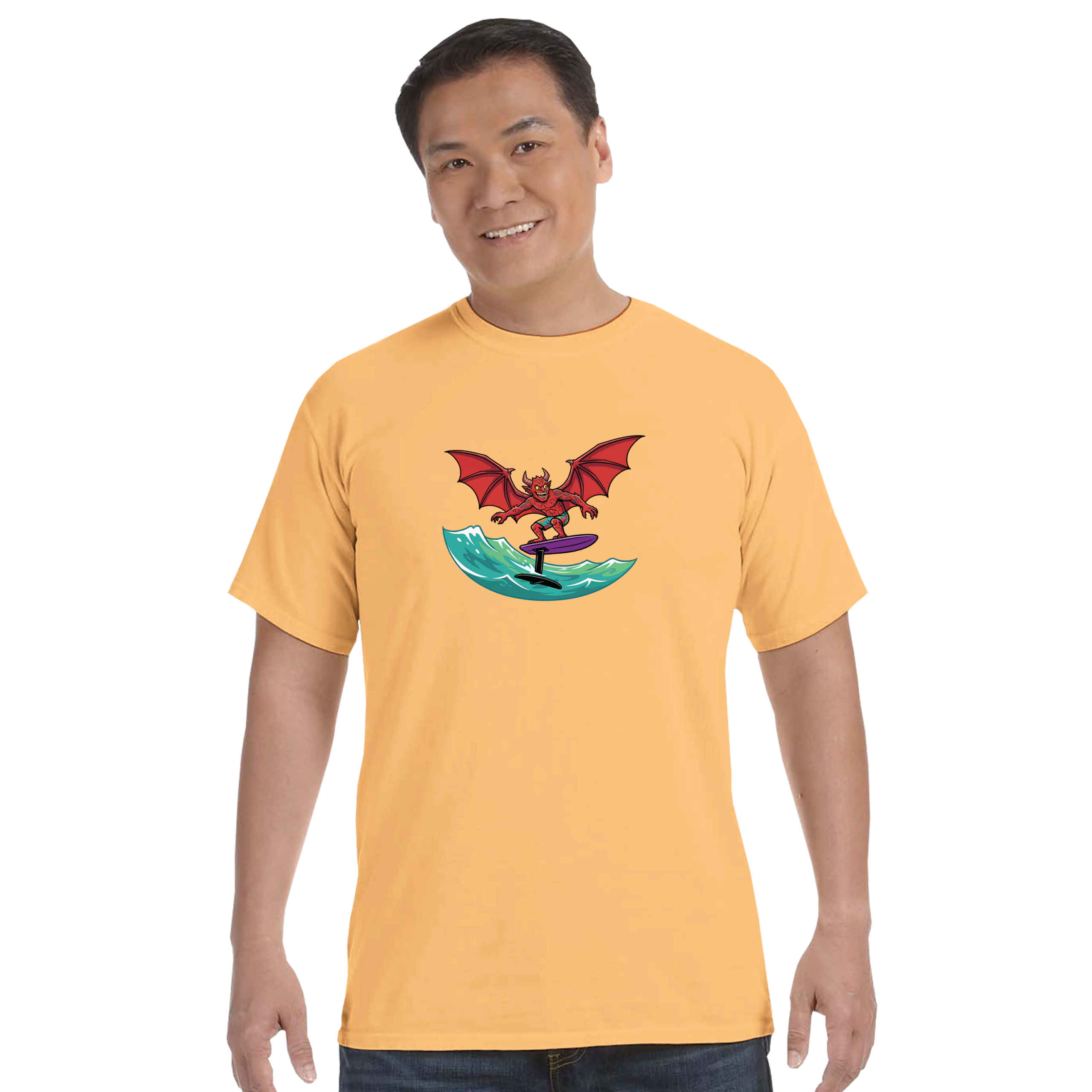 Vraxen Wing Foil Unisex Heavyweight Crewneck T-Shirt | Comfort Colors C1717 - Image 17