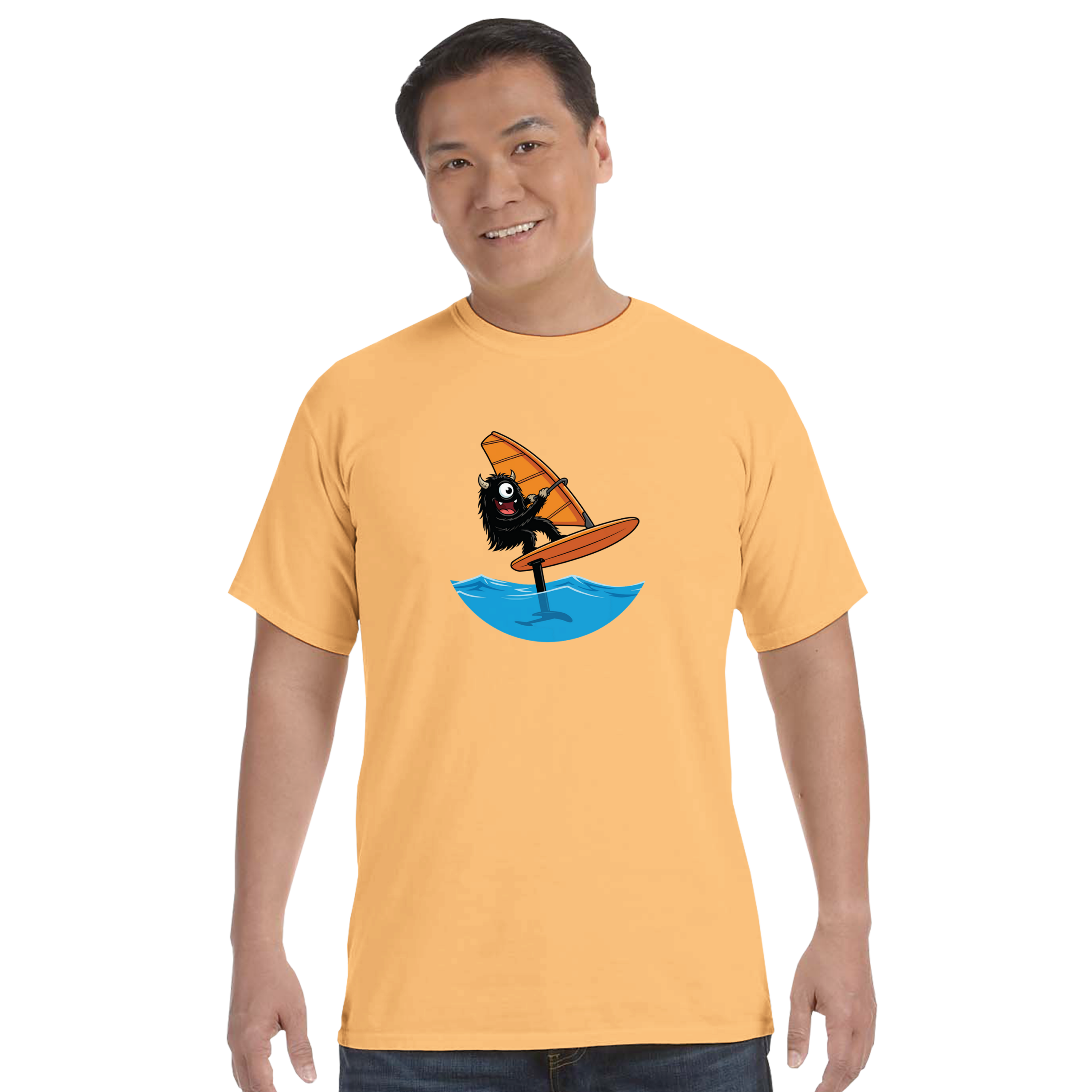 Blackjack Windsurf Foil Unisex Heavyweight Crewneck T-Shirt | Comfort Colors C1717 - Image 17