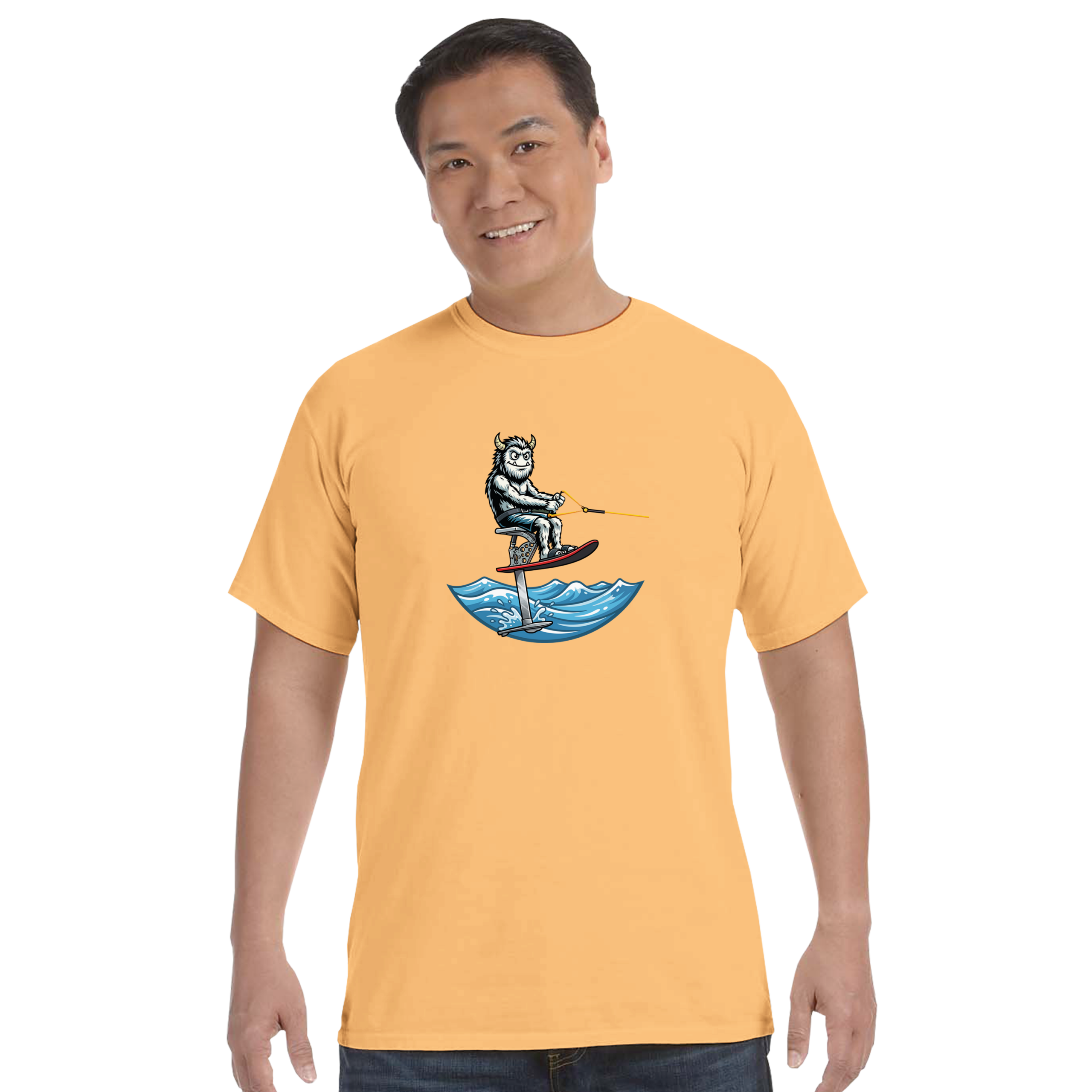 Pinto Sky Ski Unisex Heavyweight Crewneck T-Shirt | Comfort Colors C1717 - Image 17