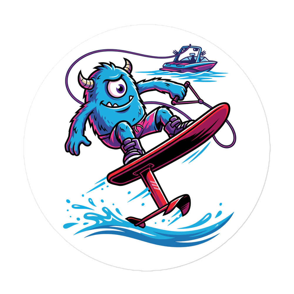 Bucklehorn Standup Foiling Stickers