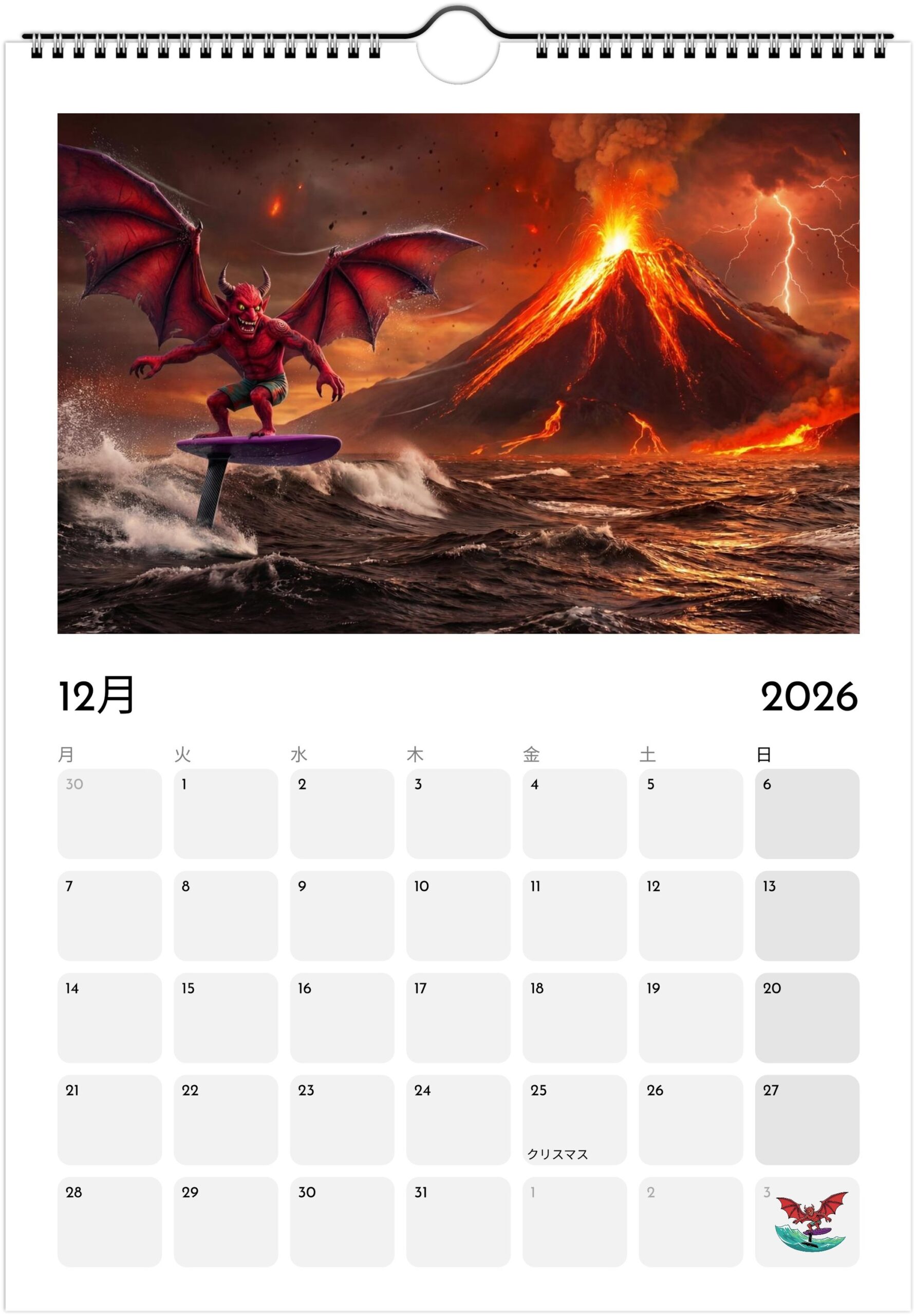 Foiling Freaks Wall Calendar 2026 (EU & Rest of World) - Printed in Japanese - Image 13