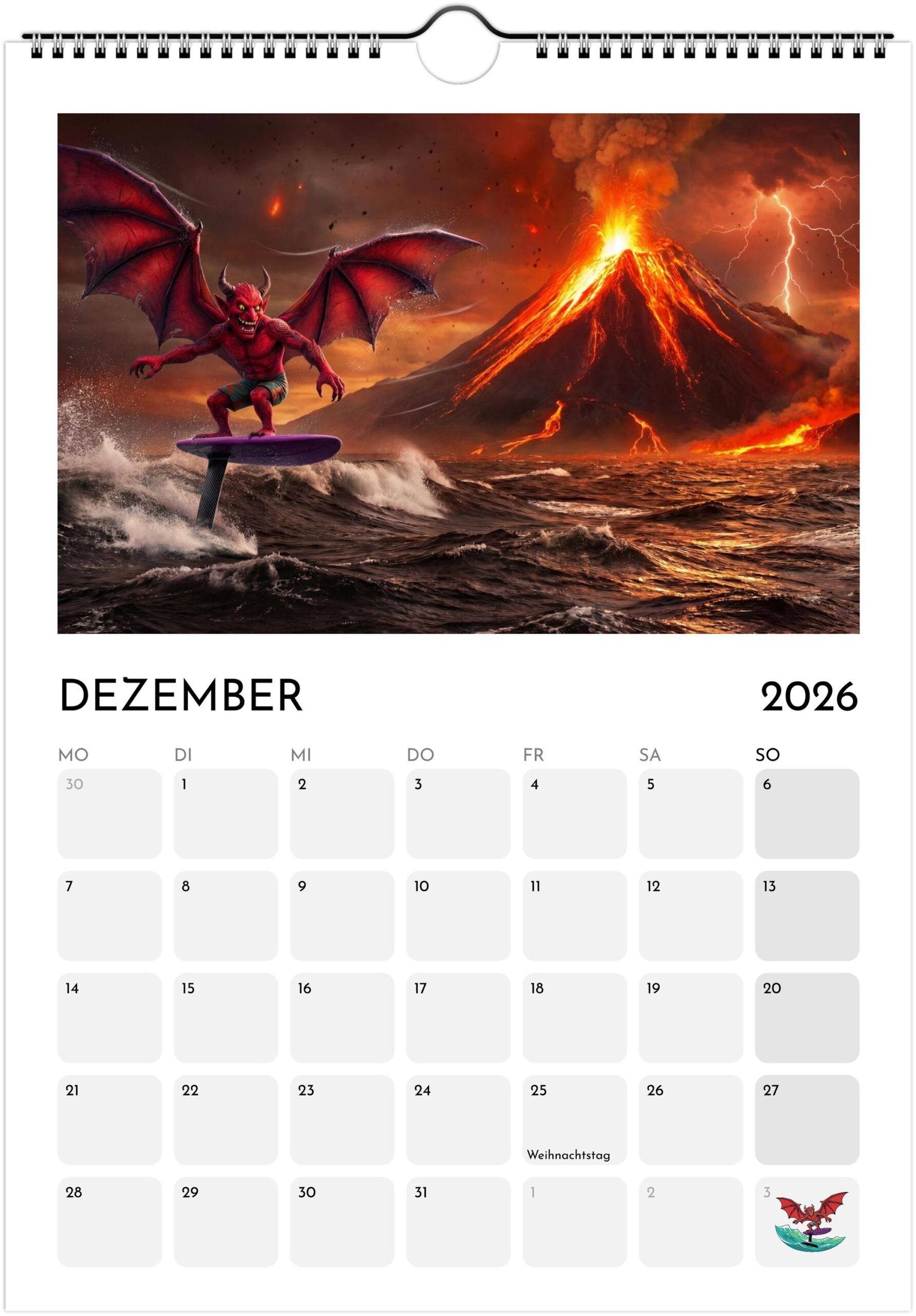 Foiling Freaks Wall Calendar 2026 (EU & Rest of World) - Printed in German - Image 13
