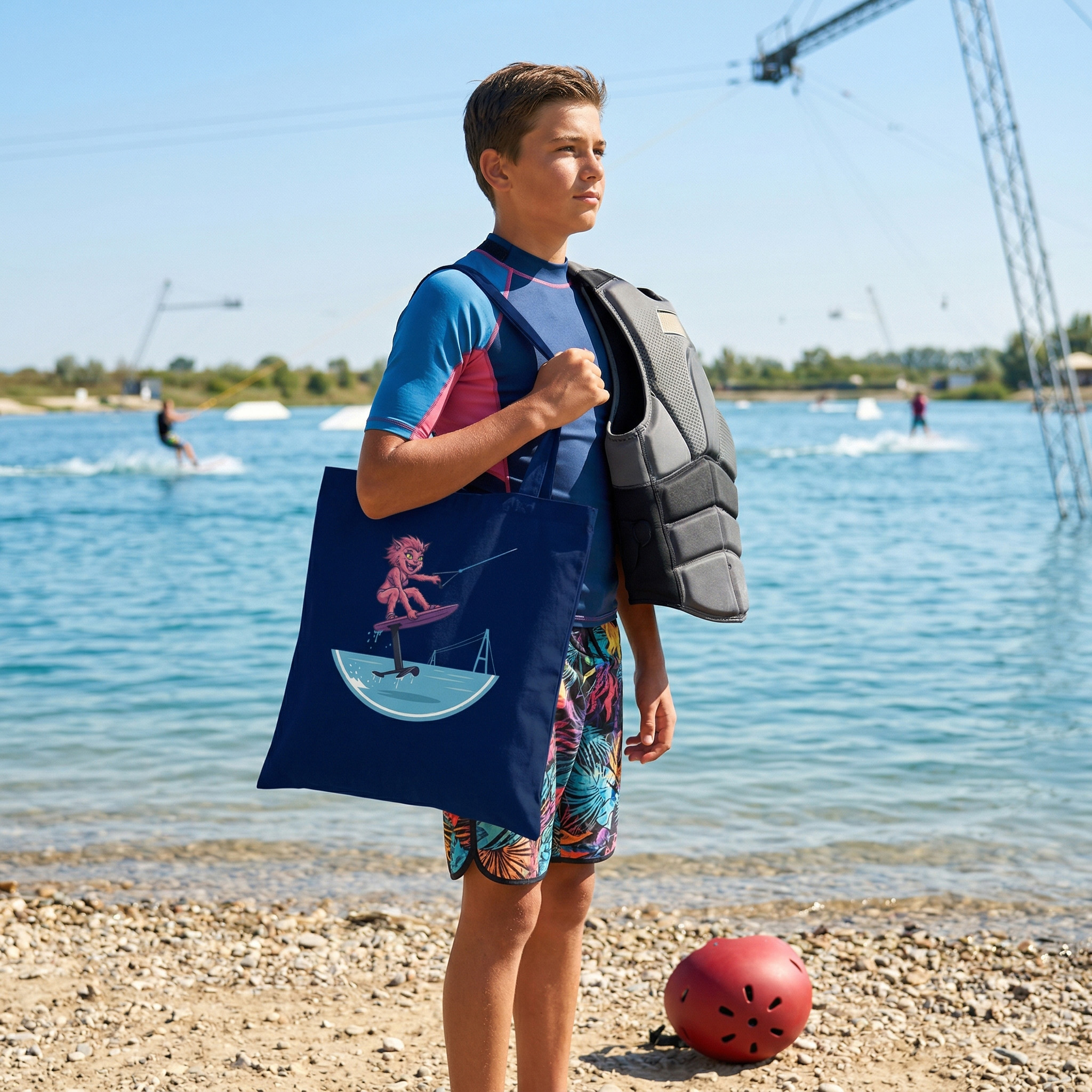 Riffi Cable Park Foiling Classic Tote Bag