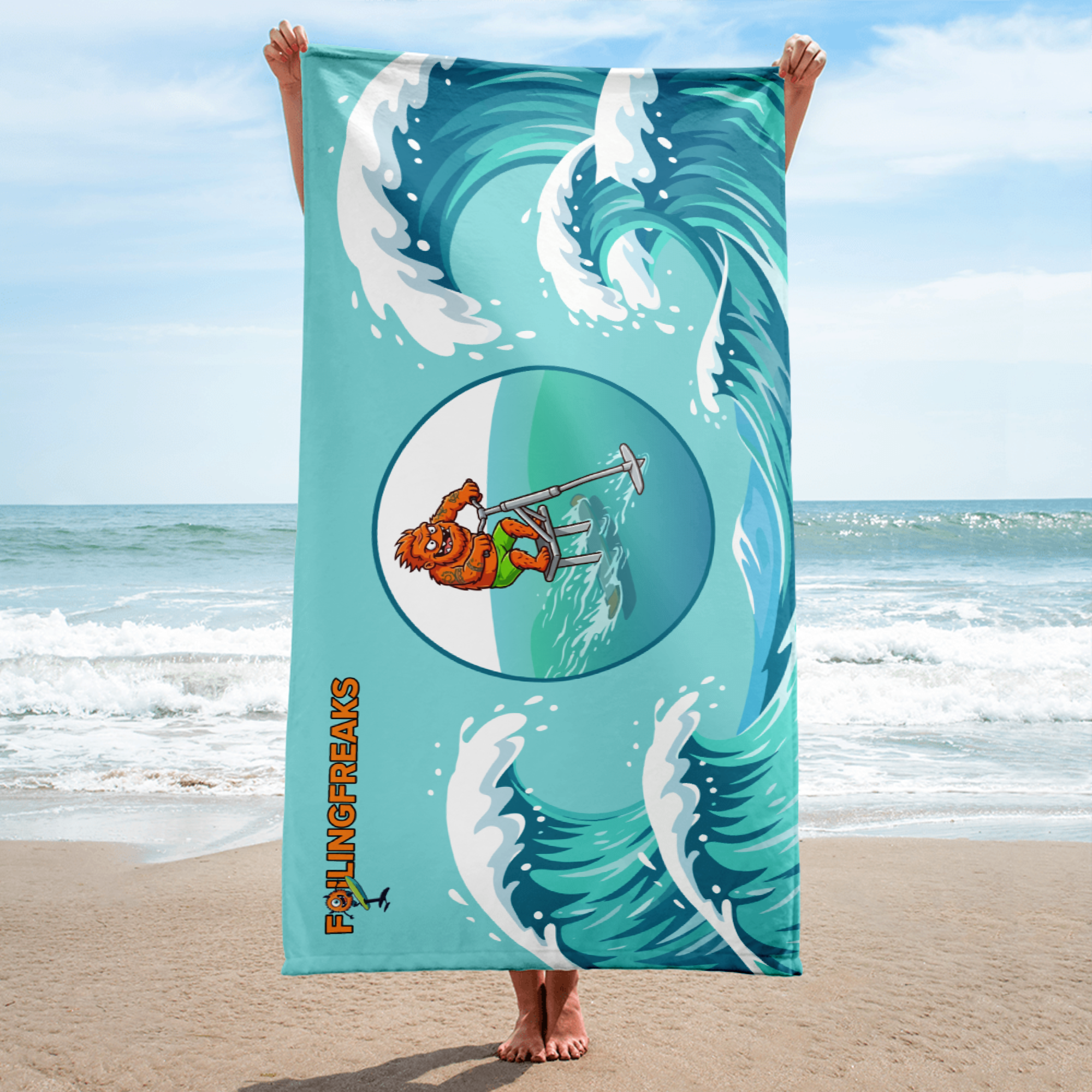 Brash Aquaskipper Beach Towel - Image 3