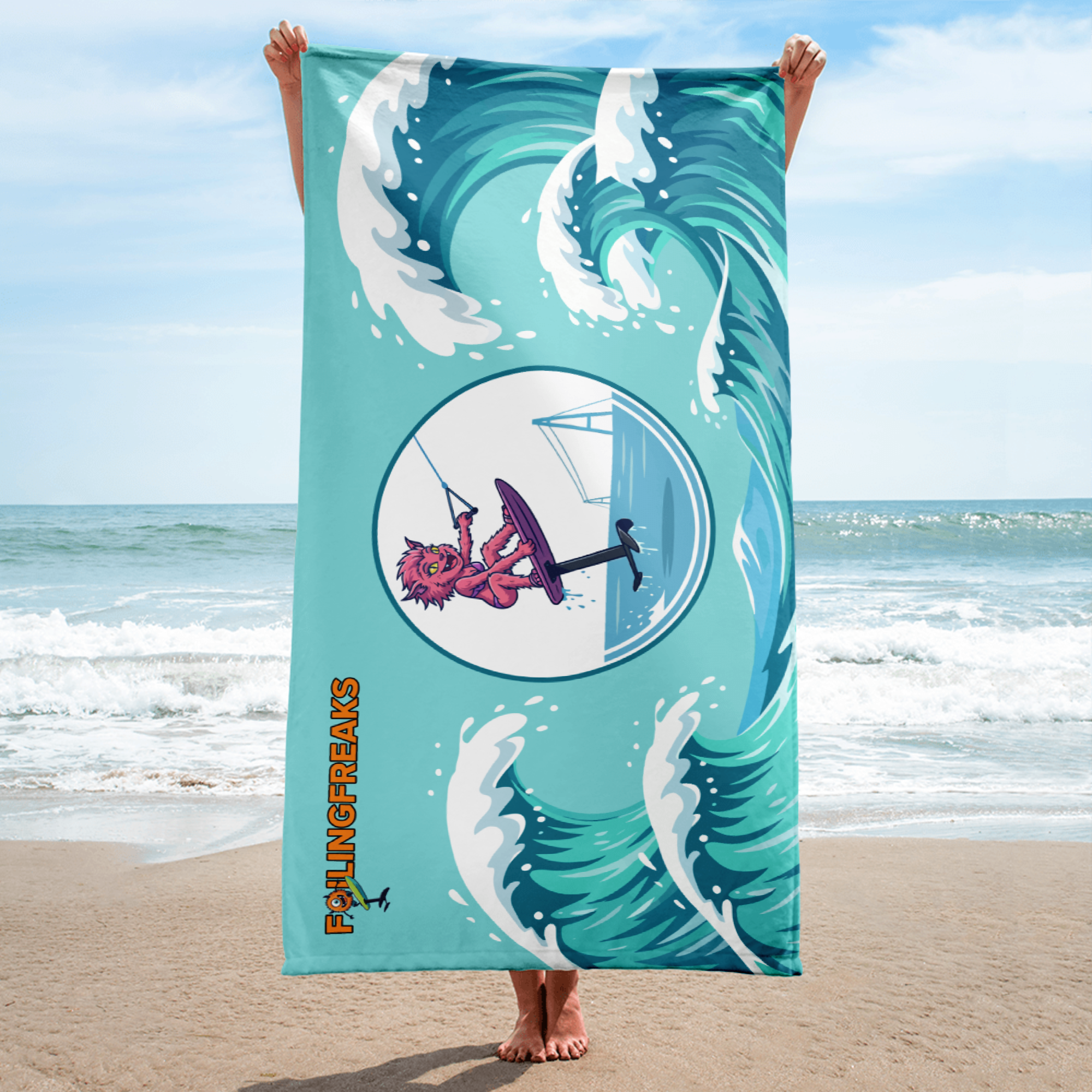 Riffi Cable Park Foiling Beach Towel - Image 3