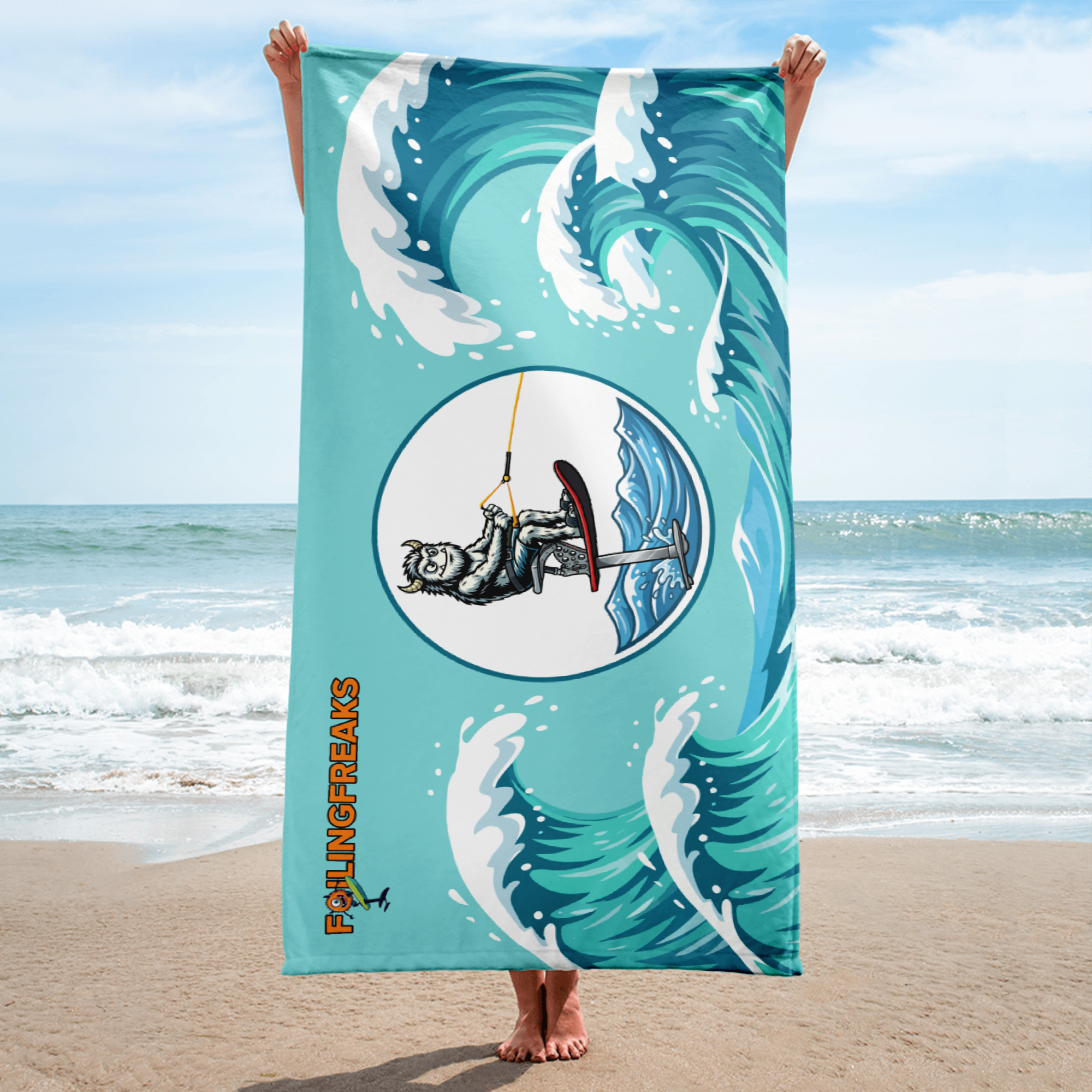 Pinto Sky Ski Beach Towel - Image 4