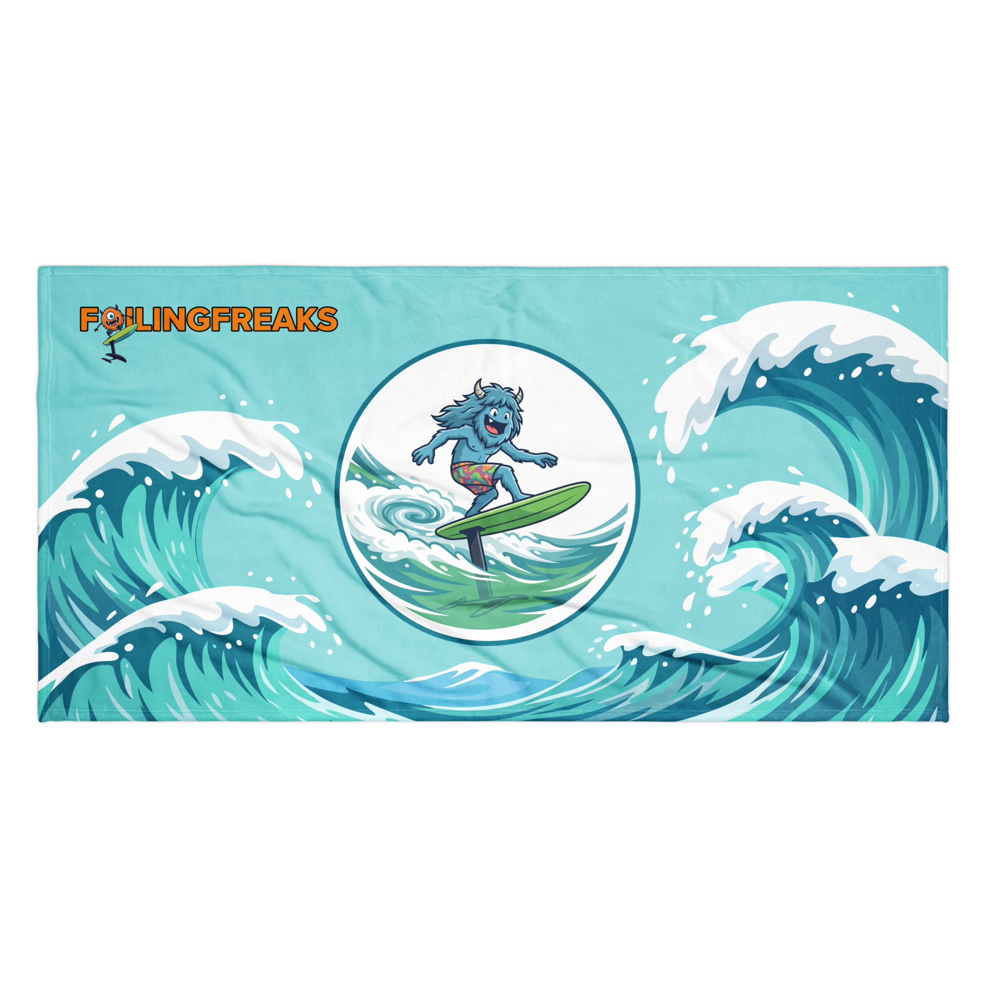 Riff River Foil Beach Towel - Image 2