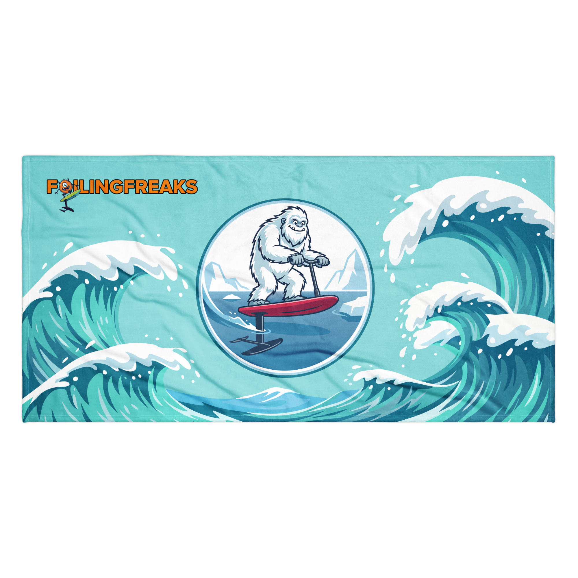 Frosty Scoot Pump Beach Towel - Image 2