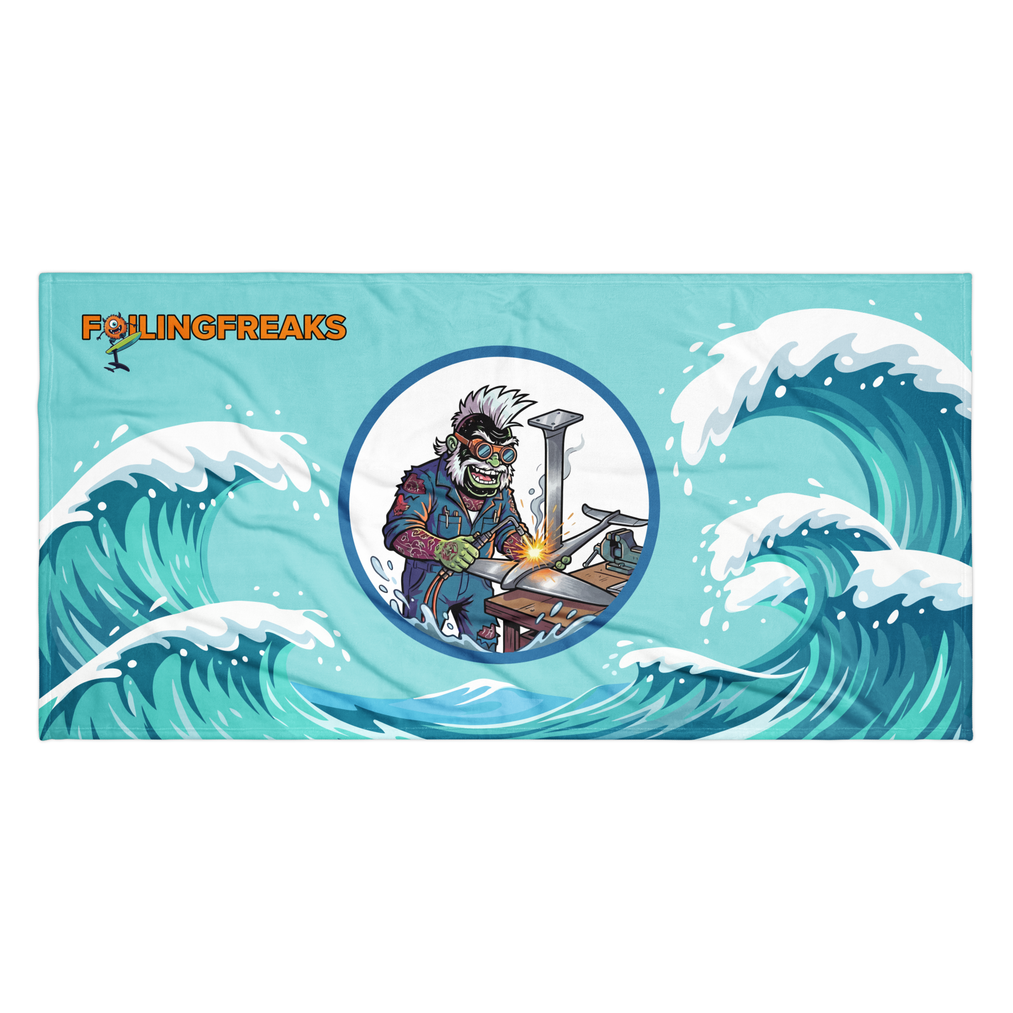 Notorious Mechanic Beach Towel - Image 2