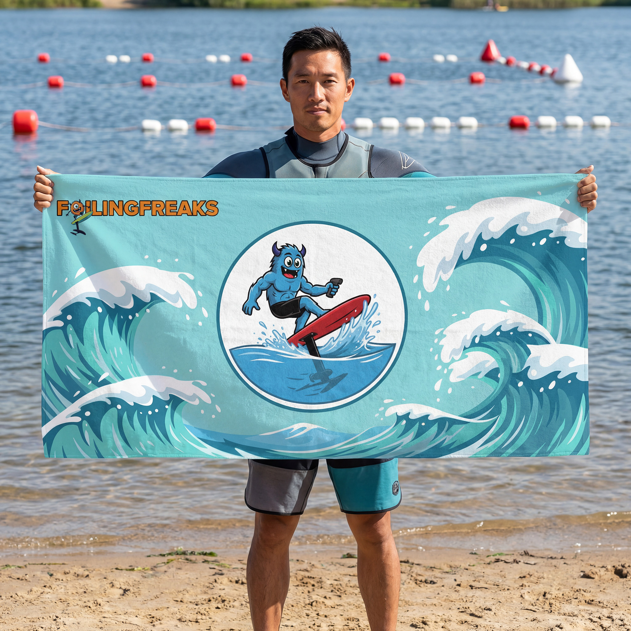 Rex Efoil Racer Beach Towel