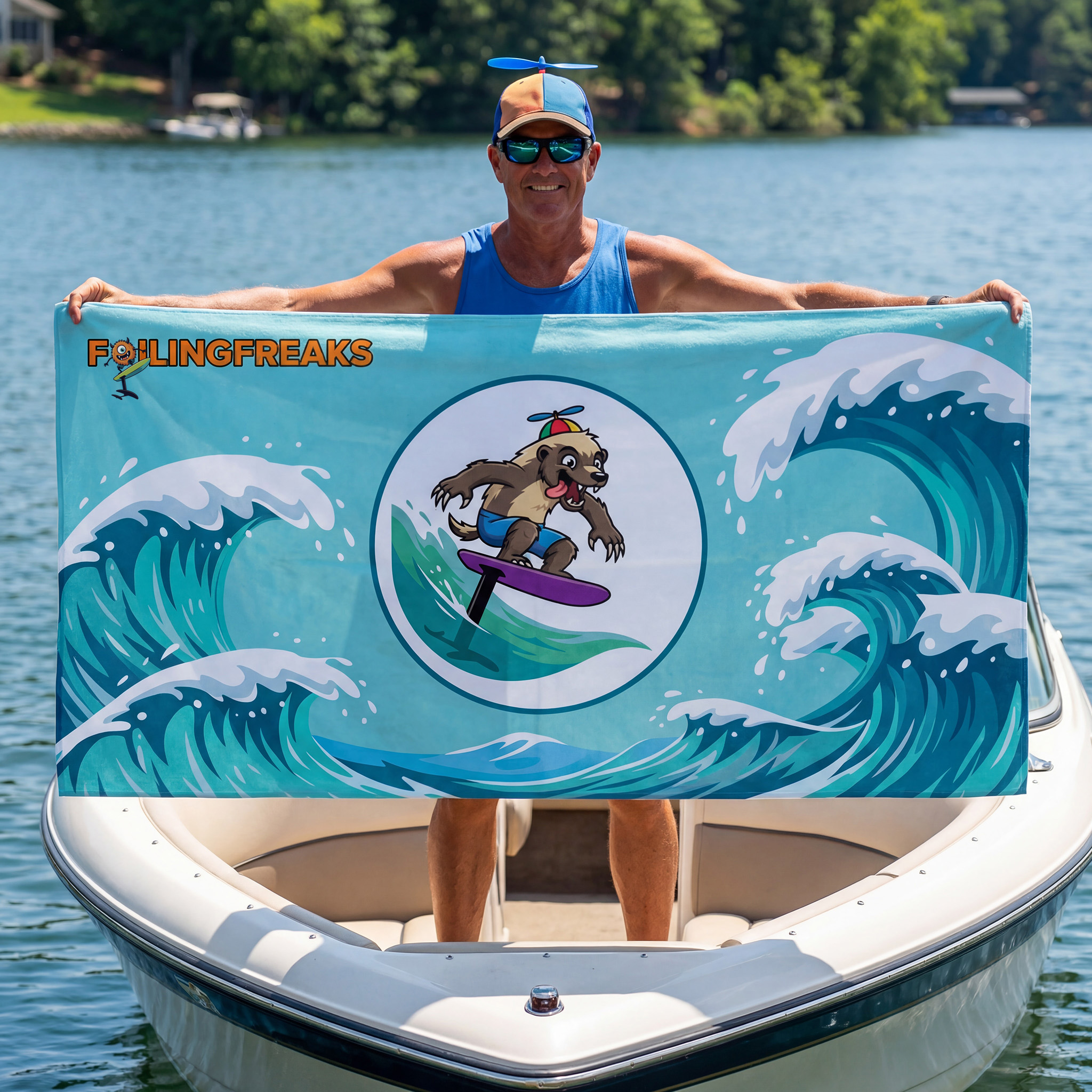 Johnathan Wake Foil Beach Towel