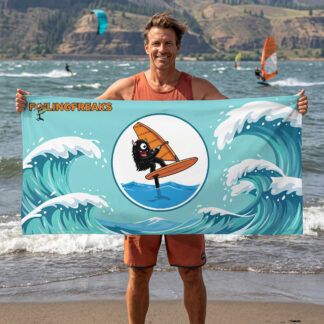 Blackjack Windsurf Foil Beach Towel
