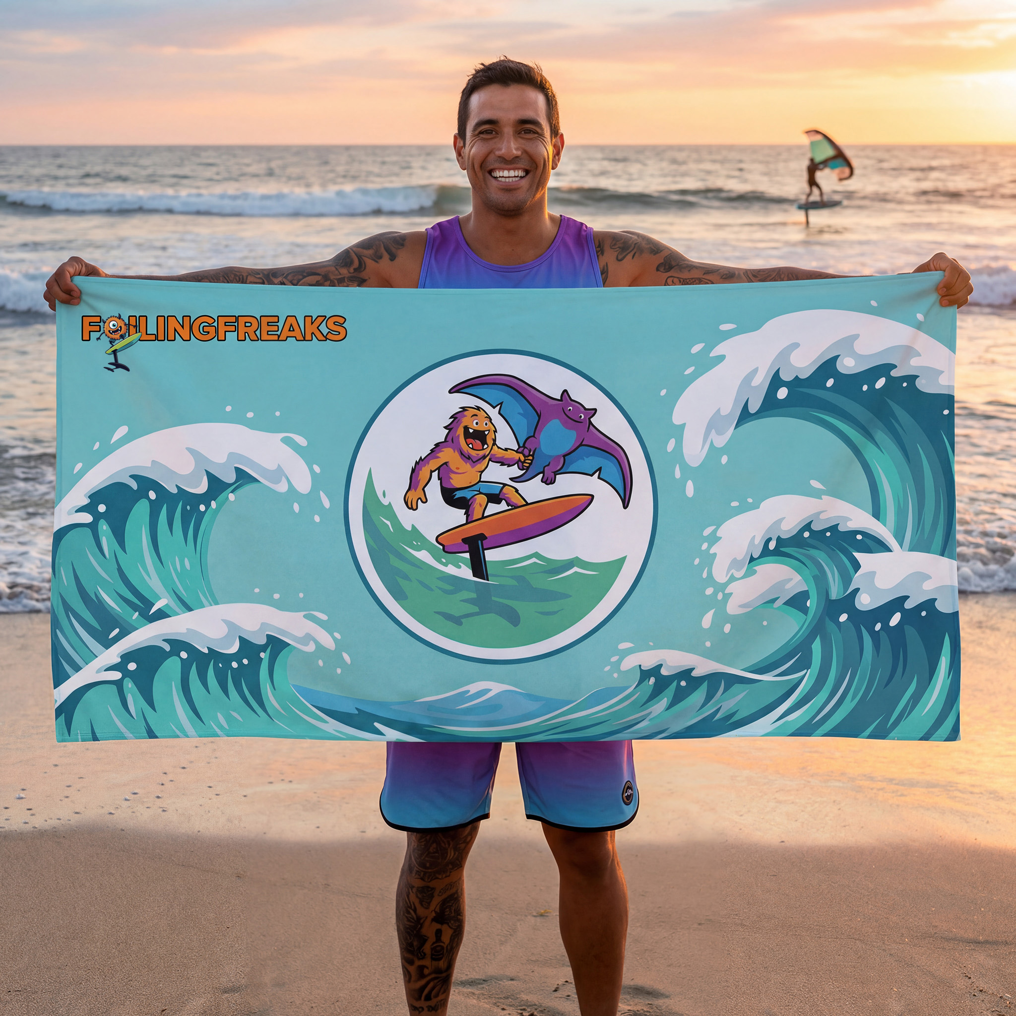 Griffin Winging Beach Towel