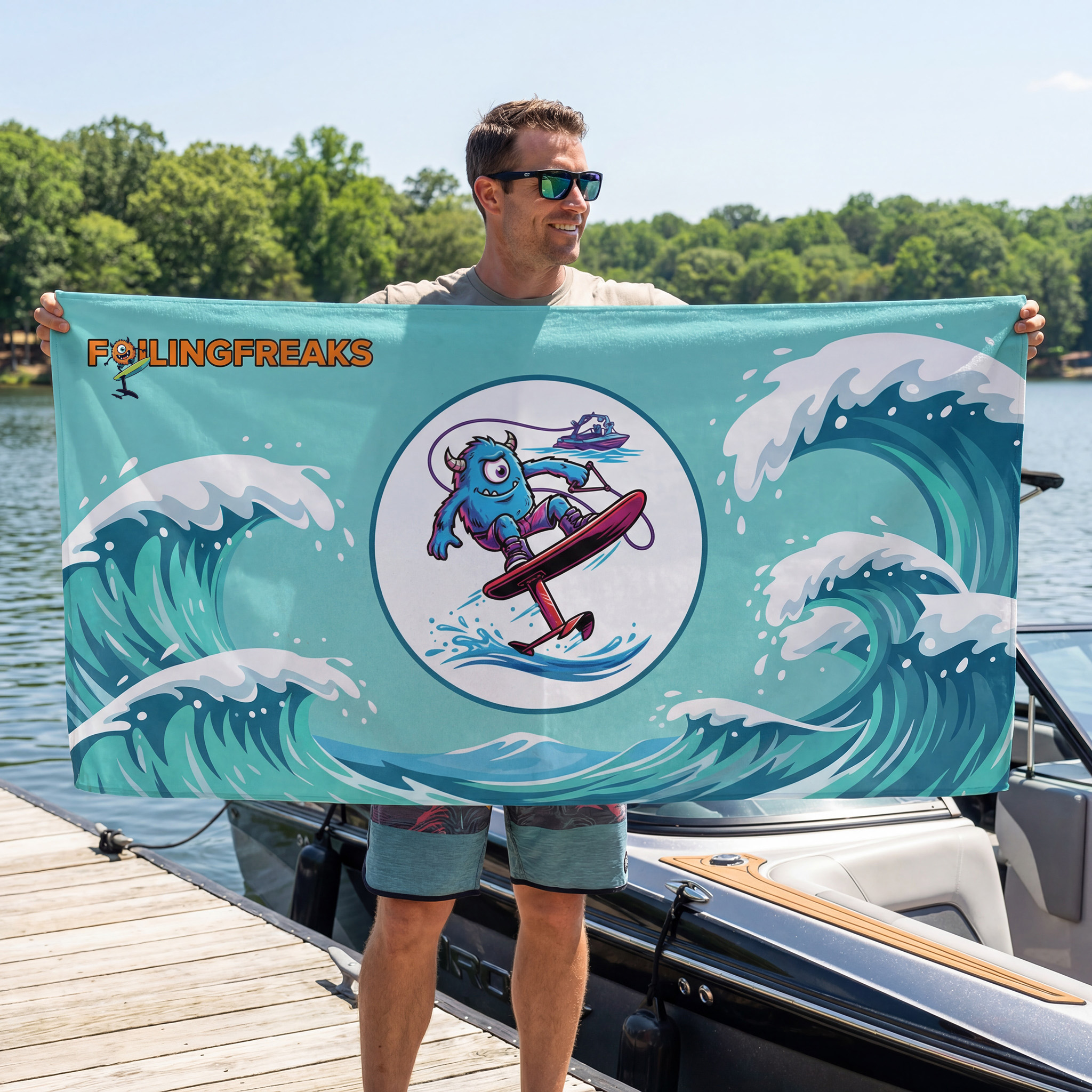 Bucklehorn Standup Foiling Beach Towel
