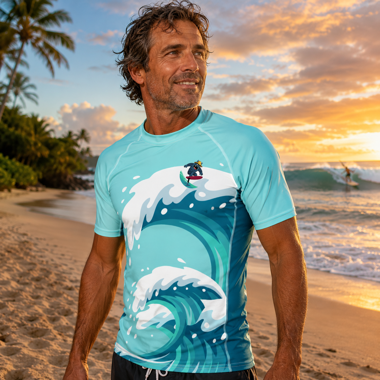 Big Dave Short Sleeve Men’s Rash Guard