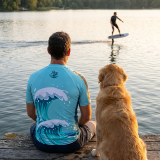 Ziggy Men’s Short Sleeve Rash Guard