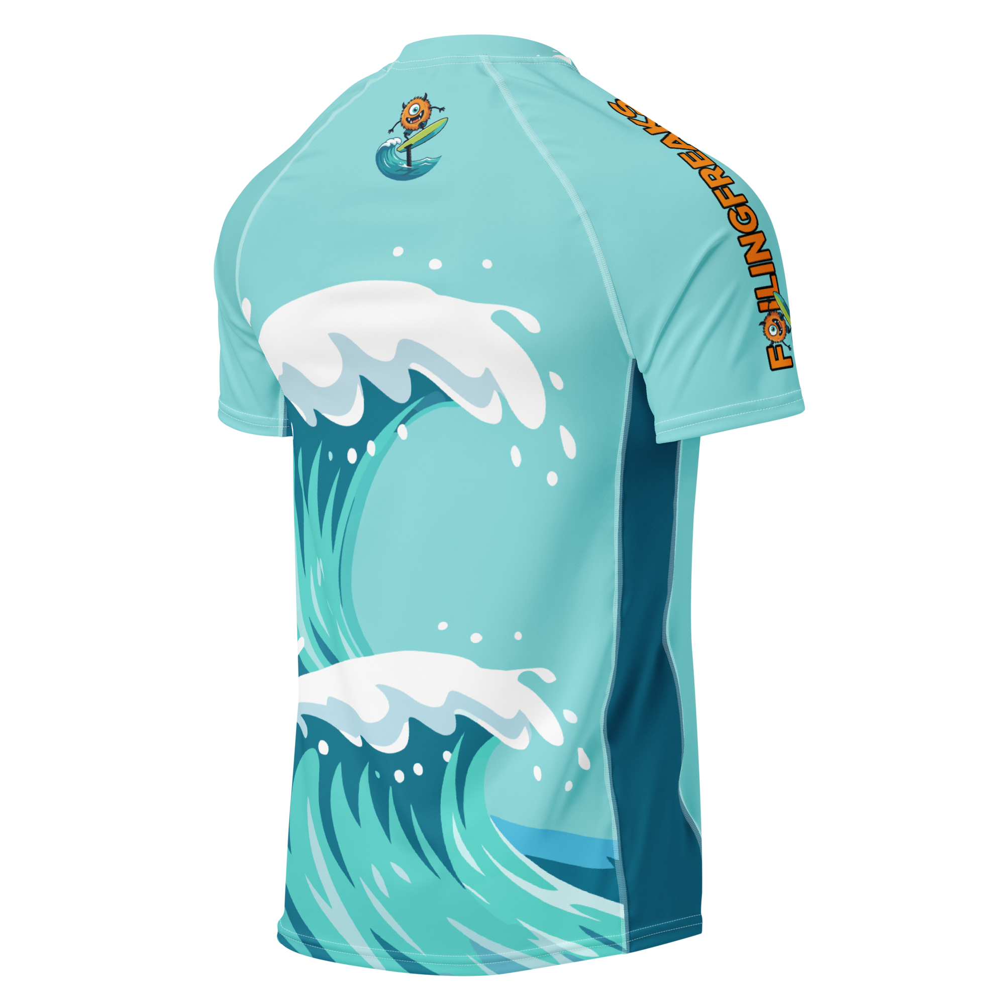 Screaming Eeee Men’s Short Sleeve Rash Guard - Image 2