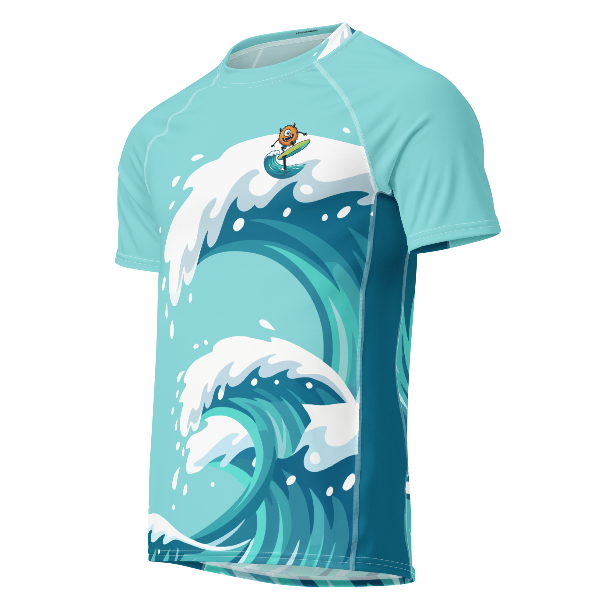 Screaming Eeee Men’s Short Sleeve Rash Guard - Image 3