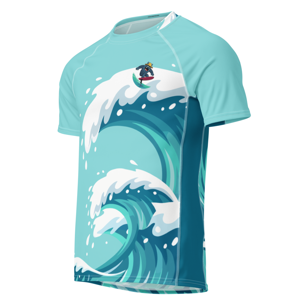 Big Dave Short Sleeve Men’s Rash Guard - Image 2