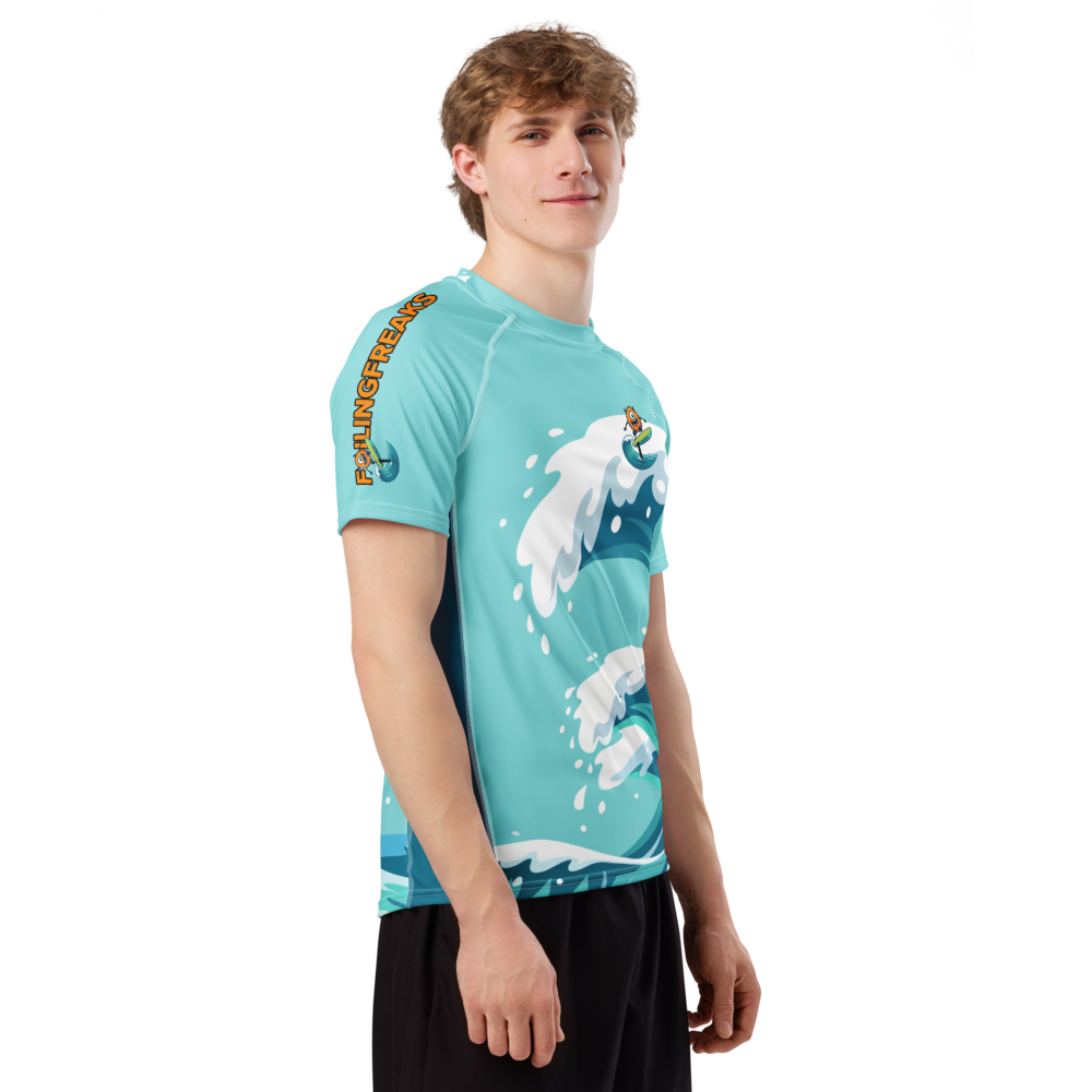 Screaming Eeee Men’s Short Sleeve Rash Guard - Image 7